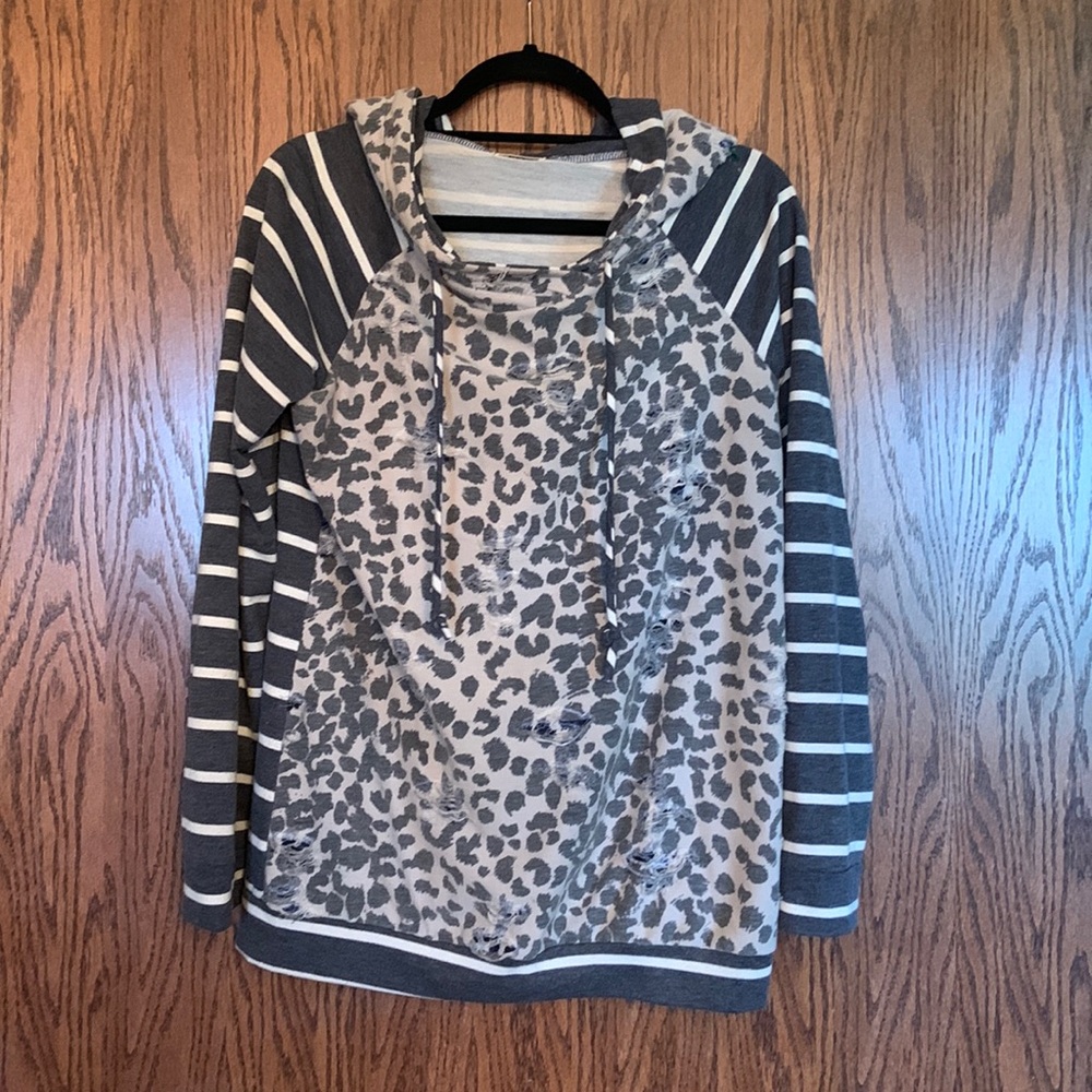Distressed Hoodie